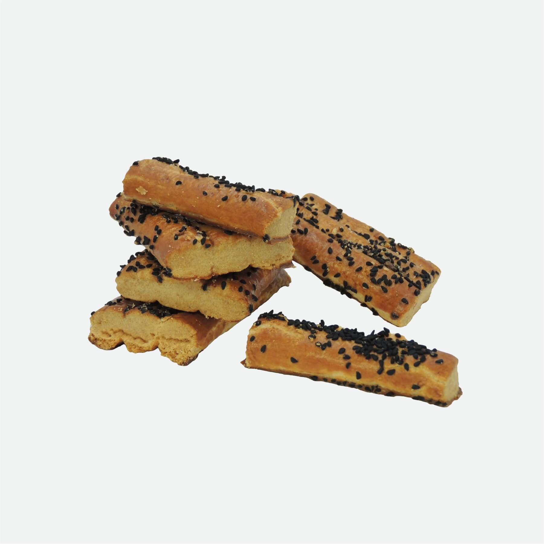 Salty Sticks with Nigella sativa seeds ( أصابع مالحة بالحبة السوداء)